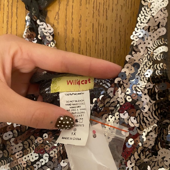 Sequin Black and Silver Dress - Picture 2 of 4